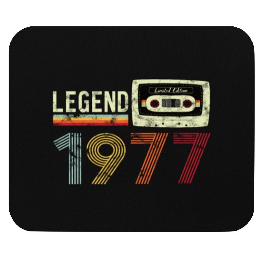 1977 Geburtstag Vintage Cassette Mouse Pads