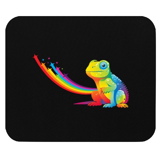 Gay Pride Gecko Mouse Pads