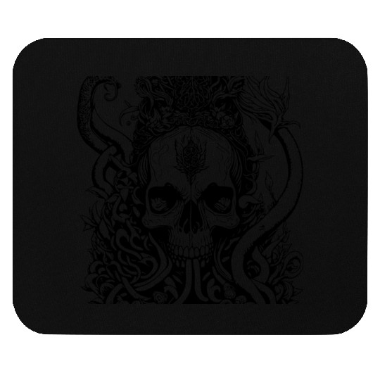 skull squid Mouse Pads