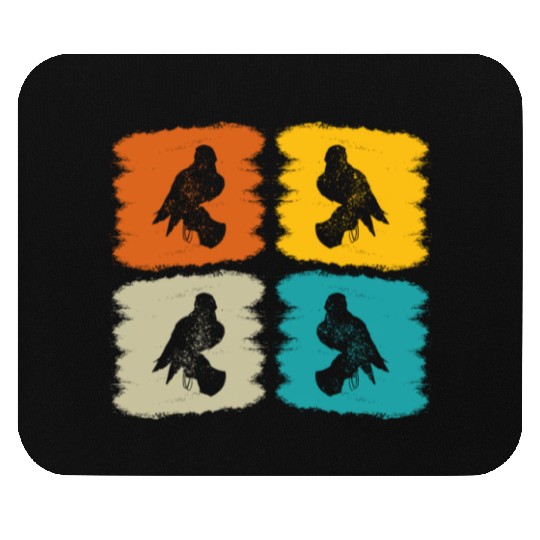 Falconry Bird Falcon Hunting Falconer Mouse Pads