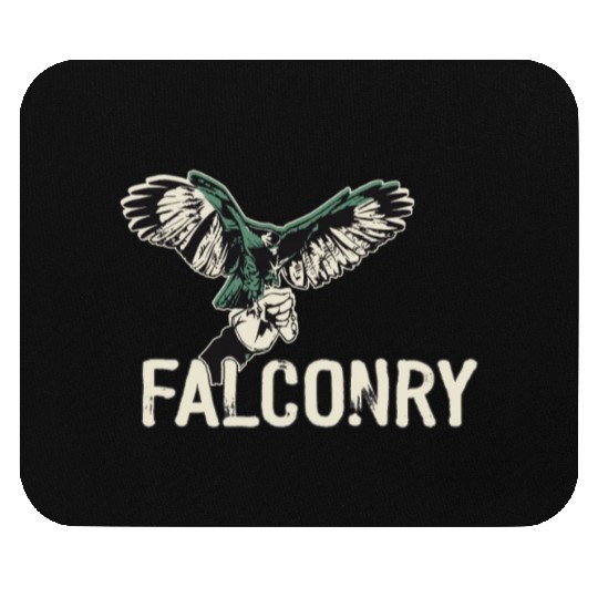 Falconry Bird Falcon Hunting Falconer Mouse Pads