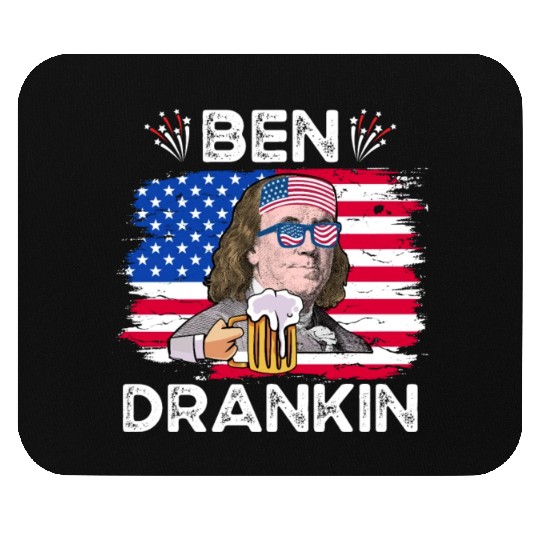 Ben Drankin US President Independence Day Mouse Pads