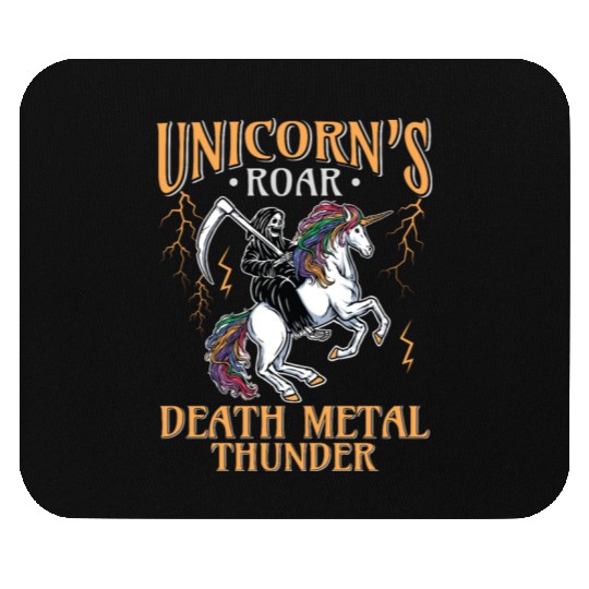 Goth Rock Satan Unicorn Festivals Death Metal Mouse Pads