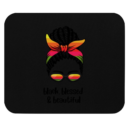 Black, Blessed & Beautiful Mouse Pads