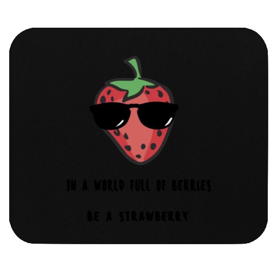 Strawberry world Mouse Pads