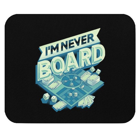 Im Never Board 80s Mouse Pads