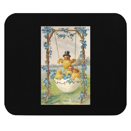Vintage Easter Card Mouse Pads