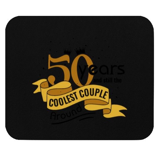 50th Wedding Anniversary Husband Wife Marriage Mouse Pads