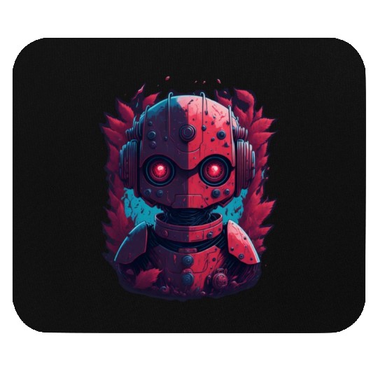 Ninja robot nice Mouse Pads AI design