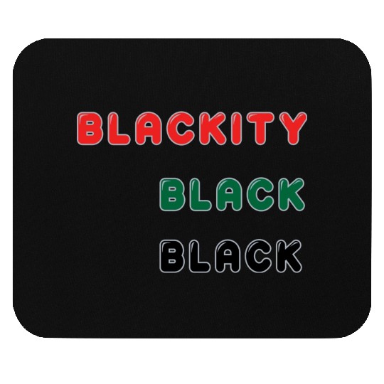 Blackity Black Black Mouse Pads
