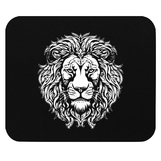 Lion Lionhead Mane Predator Mouse Pads