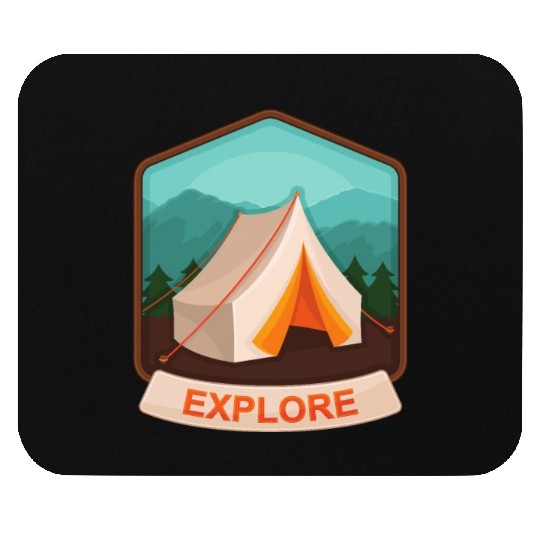 Gone Camping Mouse Pads