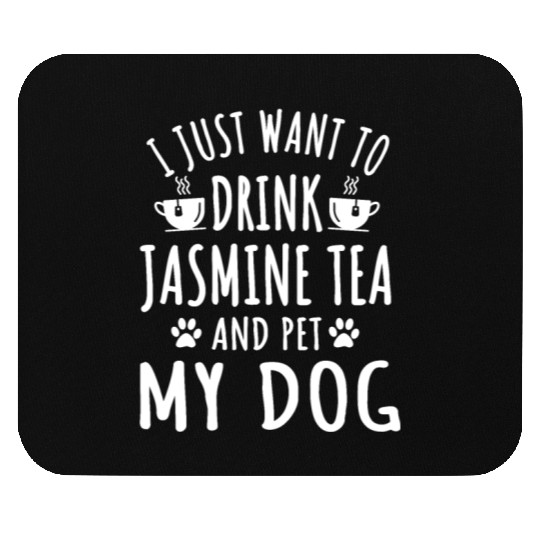 Jasmine Tea And Dog Outfit Dogs Owner Mouse Pads