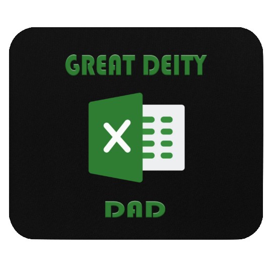 Great deity excel dad Mouse Pads