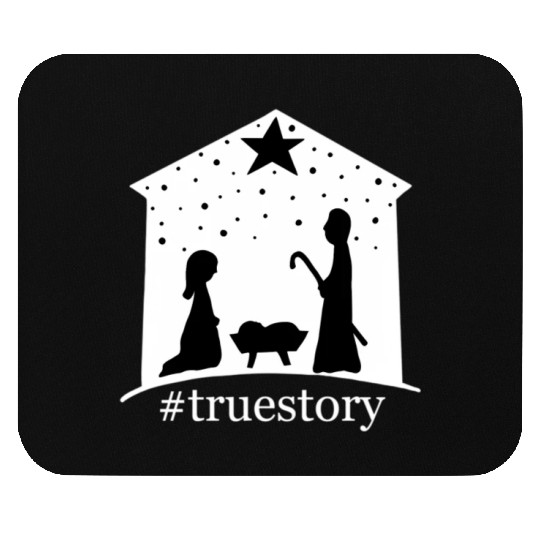 Truestory Birth Jesus True Bible Story Bethlehem Mouse Pads