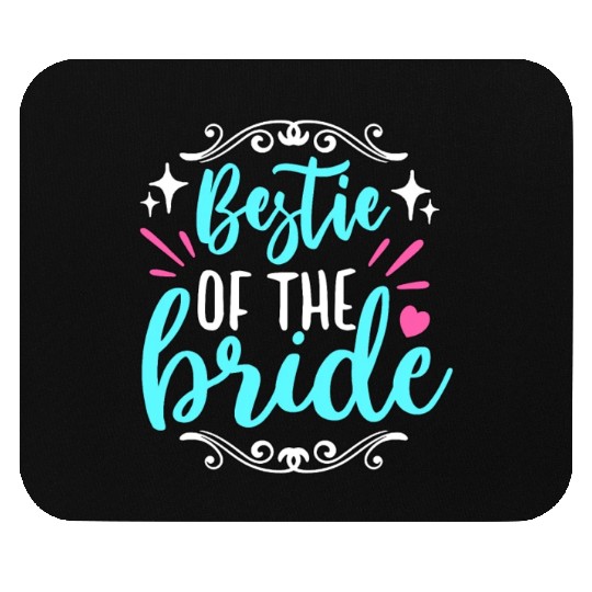 Maid Of Honor Bestie Of The Bride Wedding Bridal Mouse Pads