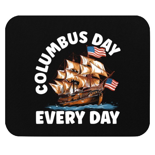 Christopher Columbus Italian American Columbus Day Mouse Pads