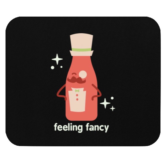 Feeling Fancy aesthetic nature Mouse Pads