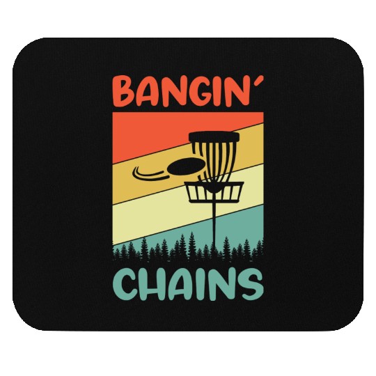 bangin chains disc golf nostalgia Mouse Pads