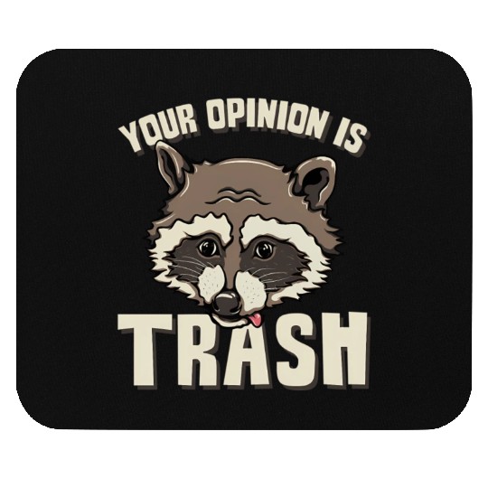 Raccoon Trash Panda Meme Garbage Humor Mouse Pads