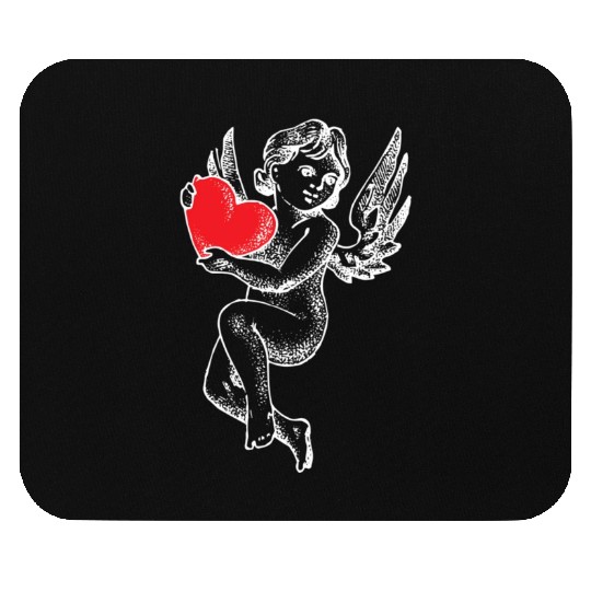 Cherub Baby Angel Christian Church Cupid He Mouse Pads