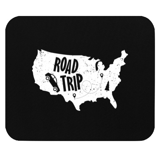 Road Trip US Map | Vacation Travel Mouse Pads