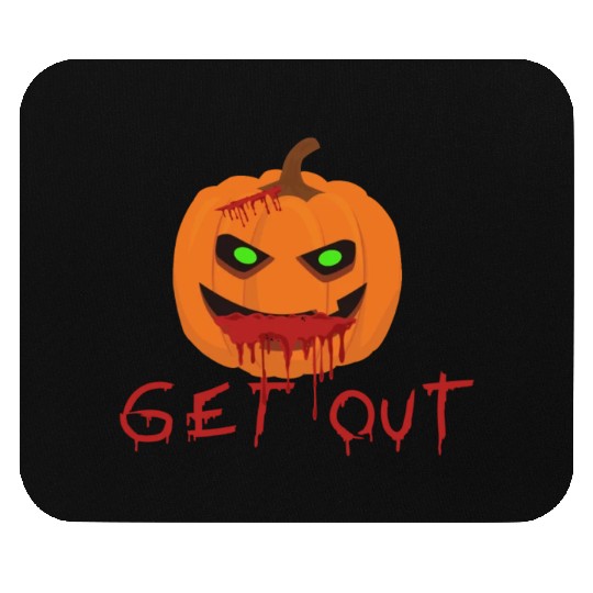 Halloween Pumpkin Get Out 2 Mouse Pads