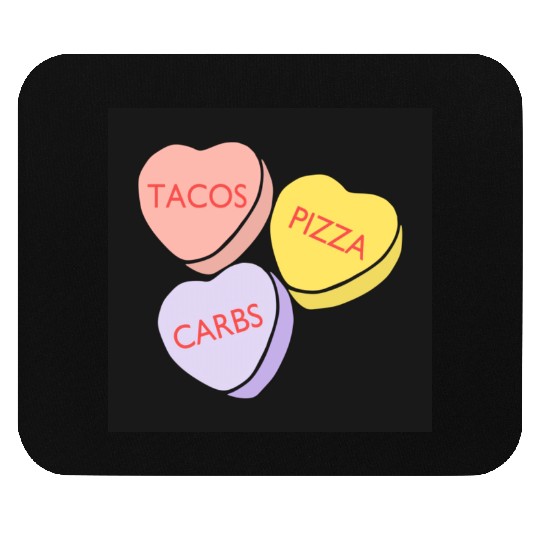 FRONTARTFunny Conversation Hearts Candy Mouse Pads