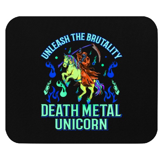 Goth Rock Satan Girl Woman Festivals Death Metal Mouse Pads