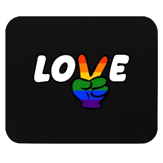 Pride LGBT Love wins, we are queer and proud Mouse Pads
