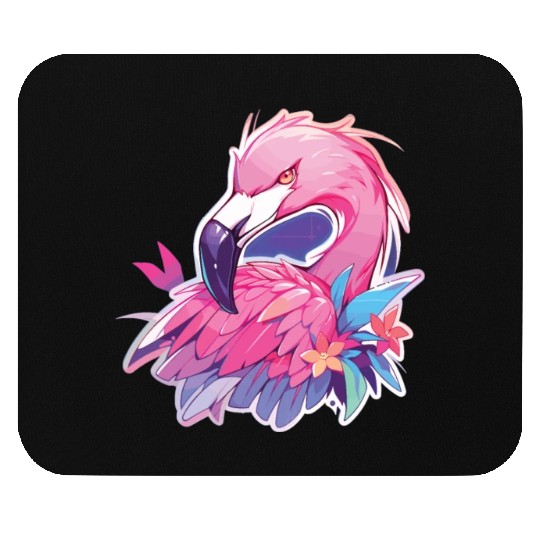 Flamingo Party Neon Flamingo Flamingos Mouse Pads