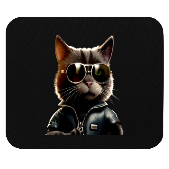 Cat With Sunglasses Cute Cat Mom Meow Paws Kitty Mouse Pads