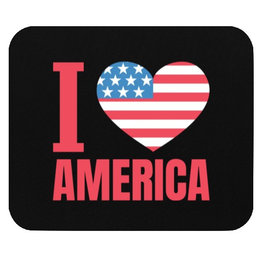 I Love America Mouse Pads