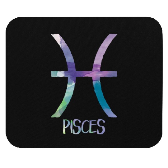 Pisces Zodiac Symbol Astrology Fish Water Sign Mouse Pads
