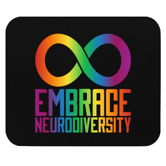 Autism Infinity Symbol Embrace Neurodiversity Mouse Pads