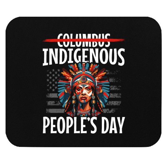 Aboriginal Indians Indigenous Native American Day Mouse Pads