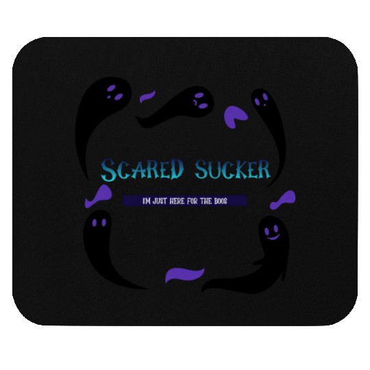 Halloween Scared Sucker Mouse Pads