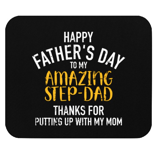 Happy Father'S Day Step Dad Mouse Pads