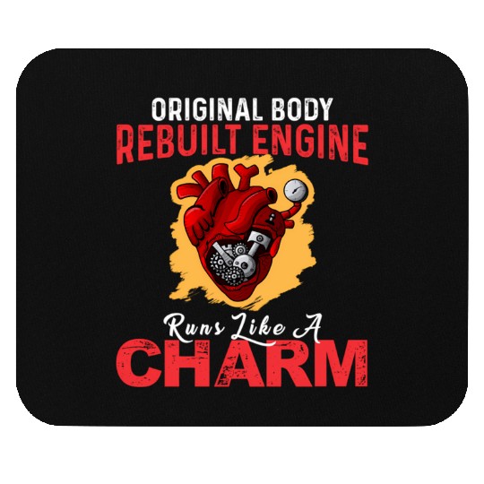 Us Flag Rebuild Engine Open Heart Surgery Patrioti Mouse Pads