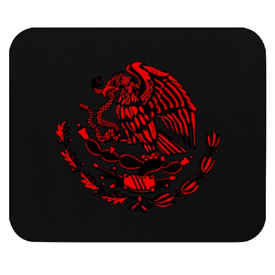 Mexican Eagle Shield Mouse Pads