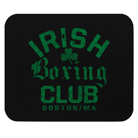 Irish Boxing Club Boston Massachusetts Mouse Pads