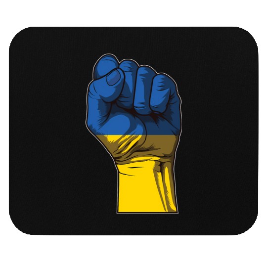 Ukraine Fist Flag Ukraine Flag Mouse Pads
