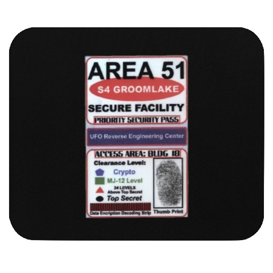 Area 51 Reverse Engineering Pass Mouse Pads