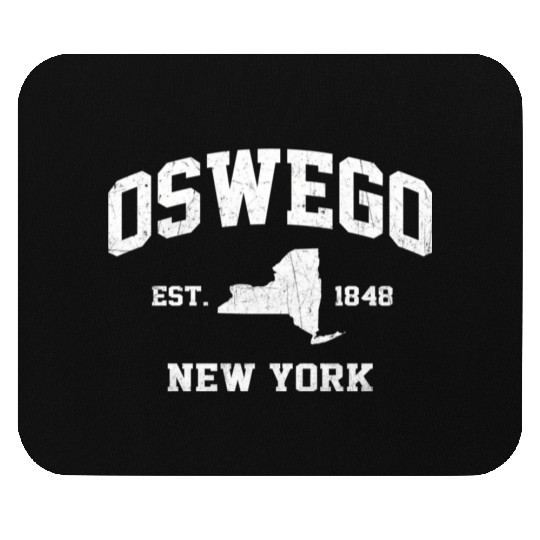 Oswego New York Ny State Athletic Style Mouse Pads