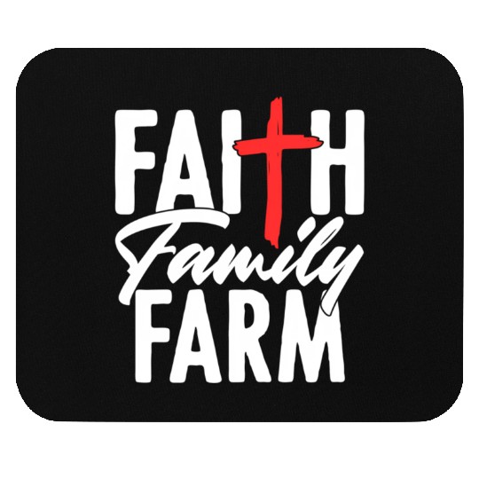 Farm Religious Christian Family Farmer Rancher Far Mouse Pads