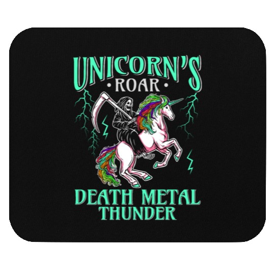 Goth Rock Satan Unicorn Festivals Death Metal Mouse Pads