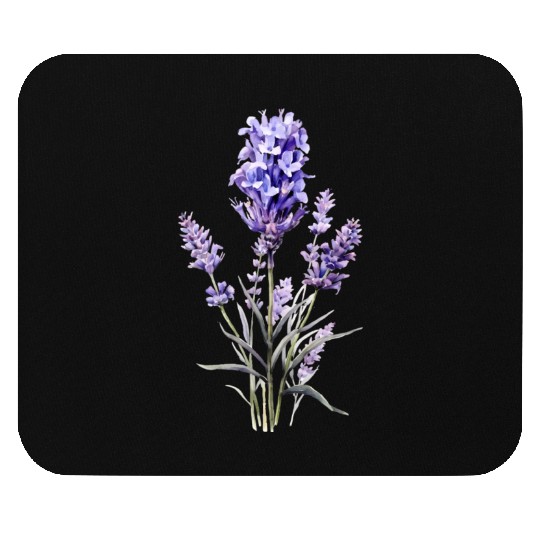 Lavender Flower Mouse Pads