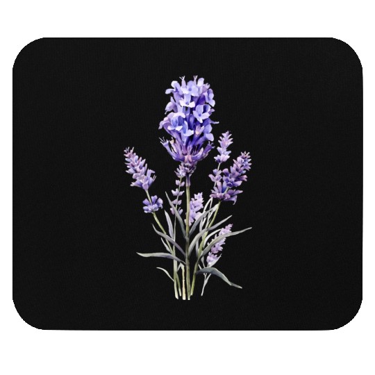 Lavender Flower Mouse Pads
