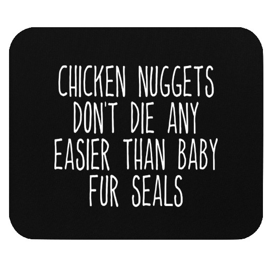 Chicken Nuggets Dont Die Any Easier Than Ba Mouse Pads