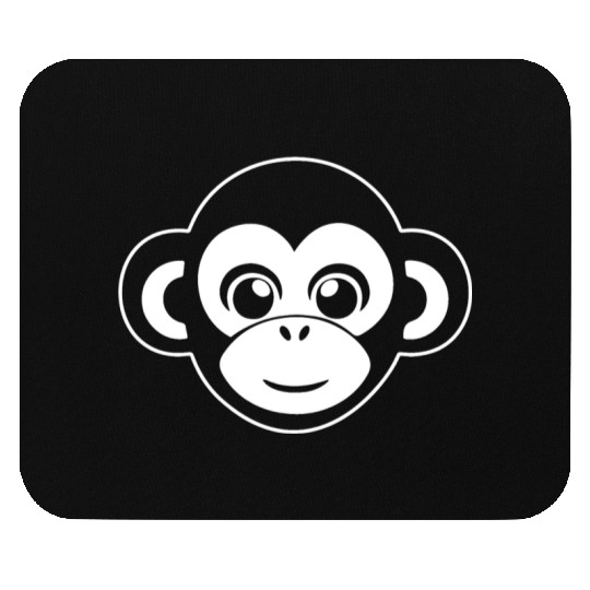 Ape Face Apes Apelike Jungle Primate Mouse Pads